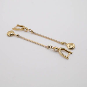 14ct Gold Long Earrings