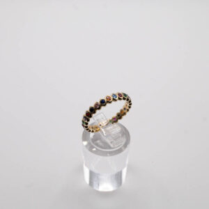 14ct. Gold Ring, Multi-Coloured Stones