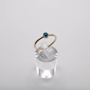 14ct. Gold Ring, Nazar Symbol