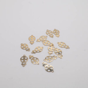 14ct. Gold Kids Shamballa Bracelet, Ladybug