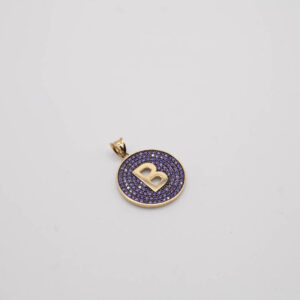14ct. Gold Pendant initial "B"