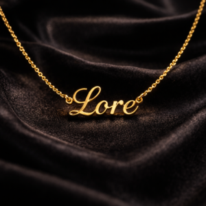 Custom 14k Gold Name Necklace