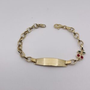 14k gold children's ID bracelet