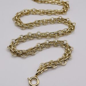 14k gold  Fancy Link Designer Chain