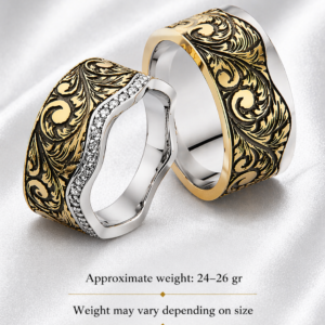 Royal Baroque Gold Wedding Bands