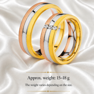 Trinity Gold Harmony Wedding Bands