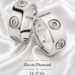 Modern Orbit Wedding Bands