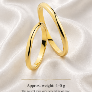 Classic Slim Gold Wedding Bands