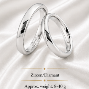 Classic White Gold Wedding Bands