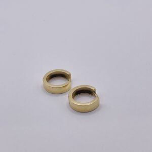 14K Gold Classic Huggie Hoop Earrings (unisex)