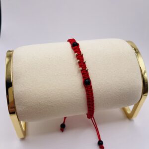 14K Gold Shamballa Bracelet with Beads 6 pcs (1mm)