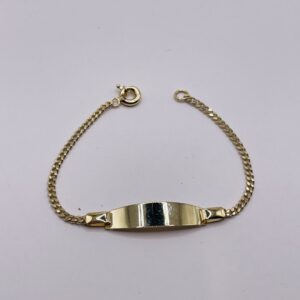 14K Gold Bracelet, Classic Chain