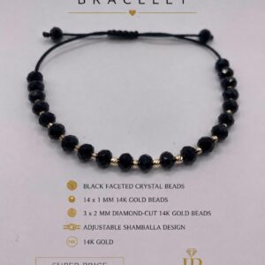 Black Elegance Shamballa Bracelet