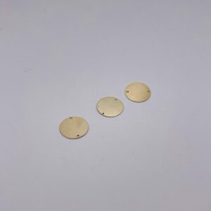 3 Small Coins 1.5 cm in diameter 14k Golddd